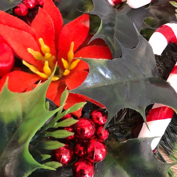 Vtg 70’s Flocked Tree Wall Decor - Picture 7 of 12